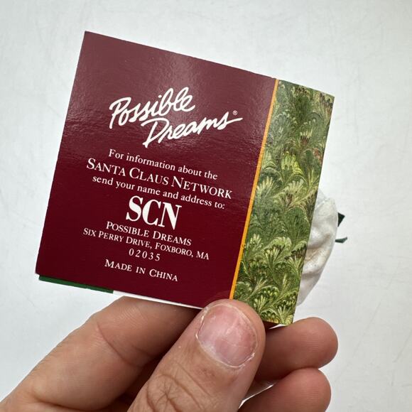 1993 Clothtique By Possible Dreams Working Santa Claus Figures Ornament Toy Xmas - Picture 12 of 16